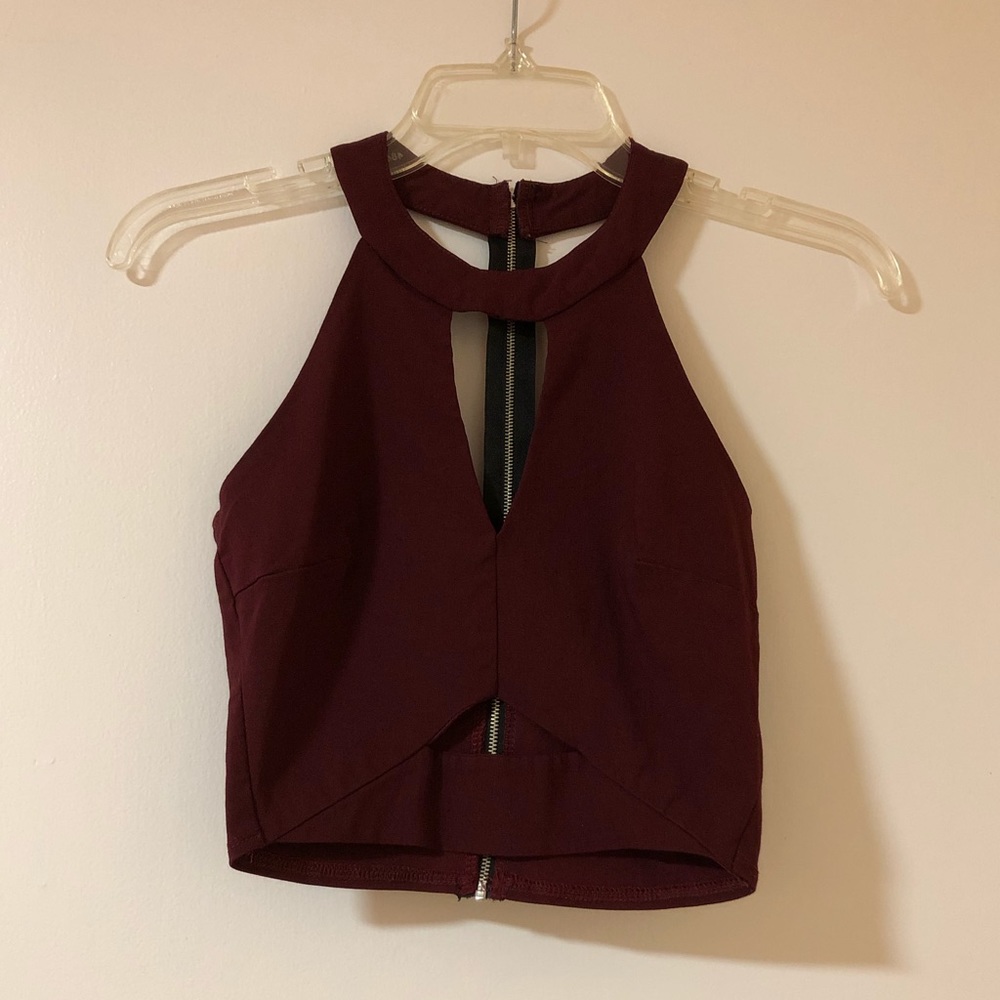 Nightout Cut Out Crop Top